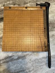 INGENTO No. 3 Vintage Paper Cutter by Ideal School Supply Co ...