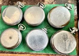 DOLLAR POCKET WATCH COLLECTION OF 6 as is complete (item ...
