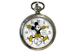 Vintage 1930s Mickey Mouse Ingersoll English Foreign 2nd ...