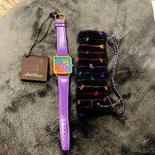 Laurel Burch | Accessories | Rare 8s Laurel Burch Rainbow Cats Watch | Poshmark