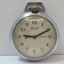 Vtg. Ingersoll Sweepster Pocket Watch | eBay