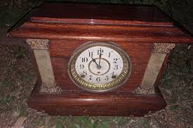 Antique Seth Thomas desk column Mantle Clock - Vintage ...