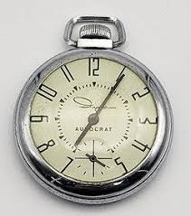 Vintage E. Ingraham Sentinal Click Pocket Watch