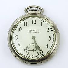 Sold at Auction: BILTMORE E. INGRAHAM COMPANY BRISTOL POCKET WATCH