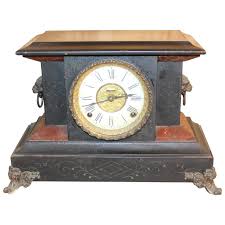 Antique Ingraham 8 Day Gonging Mantle Clock ~ 1800's ...