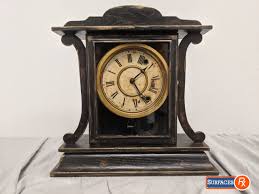 Faux Finished Vintage Mantle Clock Give Old Clock a New Life