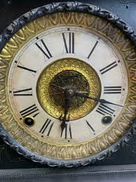 Antique E. Ingraham Co Company Wood Wooden Mantle Clock Bristol Connecticut! - Etsy