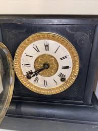 Rare Antique Welch Leno Black Mantle Clock – Unique Antiques ...