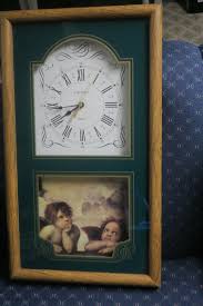 Angels Cherubs Raphael Santi Sistine Madonna 24" x 14" wood wall Ingraham quartz | eBay