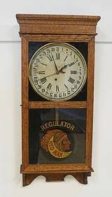 Gilbert Oak Calendar No.3208 Clock