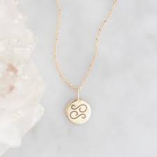 The Zodiac Birthstone Charm Necklace | Yellow, Rose or White Gold – Alexis Russell