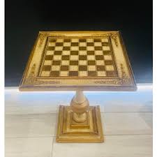 Italian Tilt Top Game Table Gilded Hollywood Regency Style ...