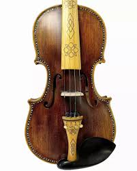 SONG Left Hand Flames Violin 4/4,Inlay shell purfling,Good Sound #15552 | eBay