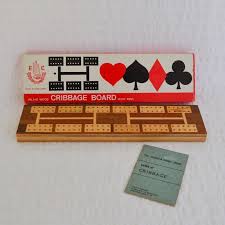 Vintage FC Cribbage Board, Inlaid Wooden Board With Pegs, Boxed 1970's Hong Kong - Etsy