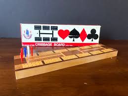 Cribbage Board Inlaid Wood - Etsy