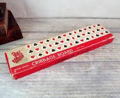 Vintage Boxed Wooden Travel Cribbage Set, Inlaid Cribbage Board and Pegs - Etsy