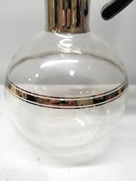 VINTAGE MID-CENTURY INLAND XXX 12 CUP HAND BLOWN CARAFE w ...