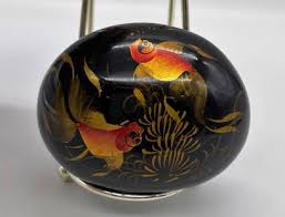 Koi Fish Glass Blown Paperweight