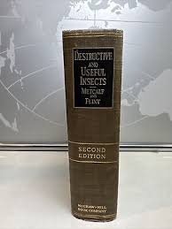 Destructive and Useful Insects by Metcalf and Flint, 1939, HC, 2th edition VG | eBay