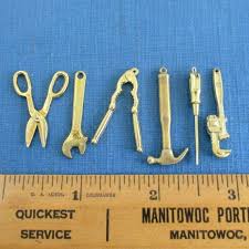 Buy Intercast 6 Piece Miniature Tool Charm Set - Vintage ...