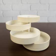 Vintage Interdesign Swivel Organizer White - No Lid - Etsy