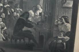 Antique CROMWELL & MILTON Leutze Pinx Cravure Coupil & Co ...