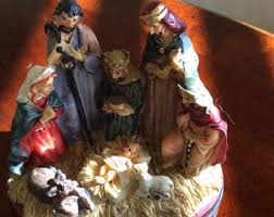 Nativity Set, Christmas Nativity Saviors Birth, Vintage ...