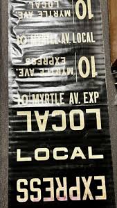 1940-50's Rare Vintage 23ft Long NYC Transit Authority ...