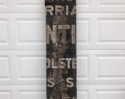 Antique Barn Door Sign AAFA Americana Folk Art Graphic Sign ...