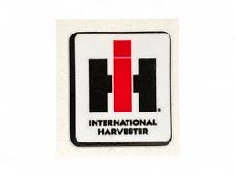 IH Logo Decal Shadow 1 '' x 1 1/4" tall