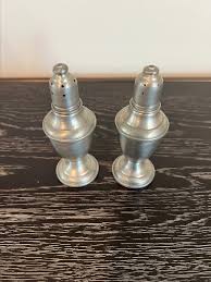 0156 Weighted International Pewter Salt & Pepper Shaker Set · Whatnot: Shop, Sell, Connect
