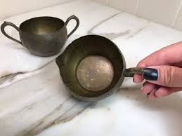 Silver Plated Vintage Sugar and Creamer Made in Italy - Etsy