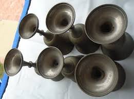 Goblets Etched Brass World Gift ZY India Silver Plated Brass Set of 6 | eBay