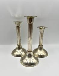 3 INTERNATIONAL SILVER Company vintage Silver Plated Candlestick Holders. 3 Type $24.86 - PicClick CA