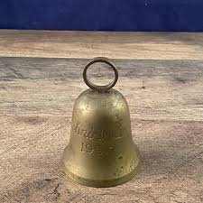 Vintage Silver Plated Engraved "Christmas 1990" Bell, International Silver Co. | eBay