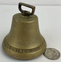 Sold at Auction: Antique 1832 - 1918 Colonial Brass Bell