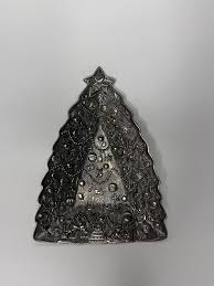 Vintage Christmas Tree Shaped Bowl, Antique Baroque ...