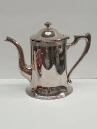 Poole Silver Co. Sheffield Silver-Plated Coffee & Tea Pot ...