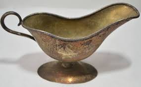 Vintage Sheffield Gravy Bowl BRS Nickel Silver - Etsy