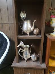 Silver plated tea and coffee set