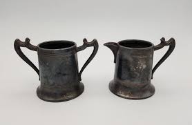 Vintage Sugar & Creamer Silver Plated 2pc Set NS CO 851 ...
