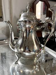 Vintage Silver-plated Coffee Pot – German Craftsmanship, Mid ...