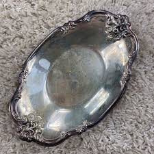 Vintage International Silverplate 448 Tray Dish Silver 8.5 ...
