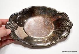 Vintage Silver Plated Presentation Tray: Monsanto 25 Years ...