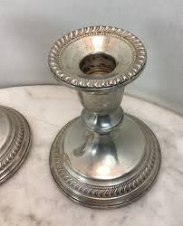 Vintage Set Of 2 LR Signed Sterling Silver Weighted ...