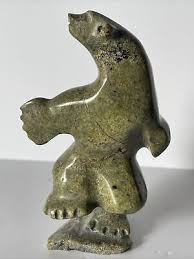 Native American Sculpture Indian Iconic Bear Iconic Vintage ...