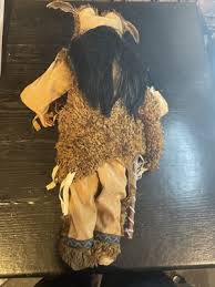 Large Native American Male Doll, Traditional Clothes Porcelain face & limbs | eBay