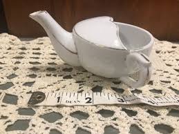 Antique Medical Porcelain Invalid/Infant Feeder Pap Boat Curved Top # 3044 | eBay