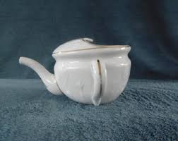 White Invalid Cup With Gold Edging 1940s - Etsy