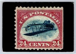 VINTAGE NATIONAL MUSEUM OF HISTORY 24 CENT AIR MAIL STAMP ...